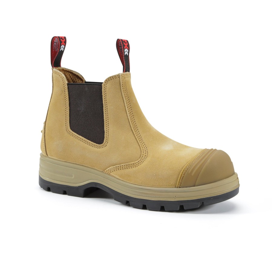 Men'S Number One Shoes Safety | Bata Outage Safety Boots Wheat