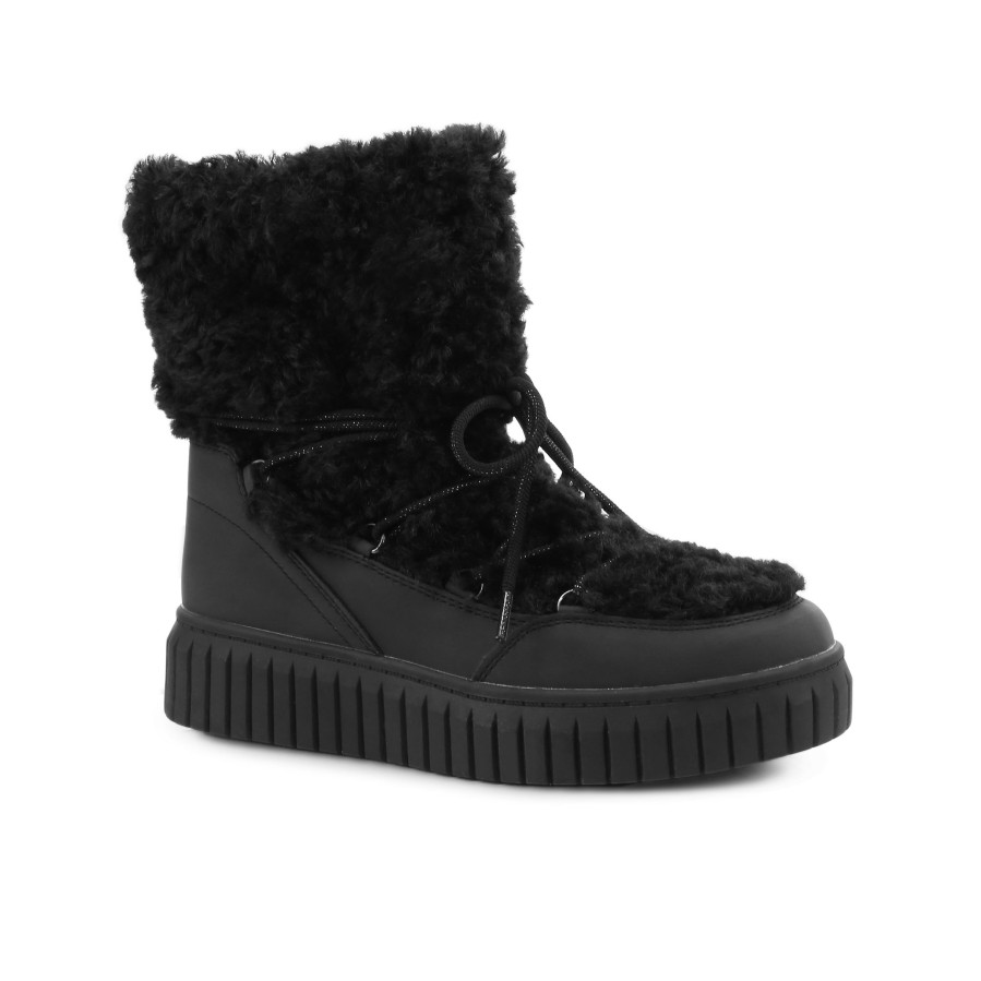 Women'S Number One Shoes Calf High | Emery Boots Black