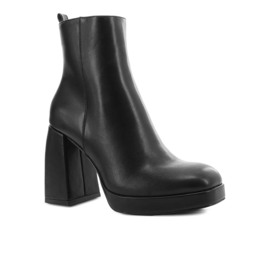 Women'S Number One Shoes Ankle | Stevie Platform Boots Black