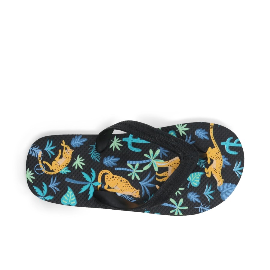 Kids' Number One Shoes Jandals | Jungle Kids' Jandals Black