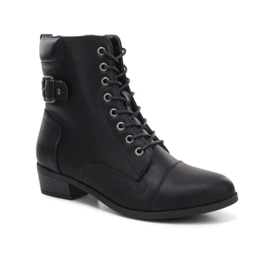 Women'S Number One Shoes Wide Fit | Sage Lace Up Ankle Boots - Wide Fit