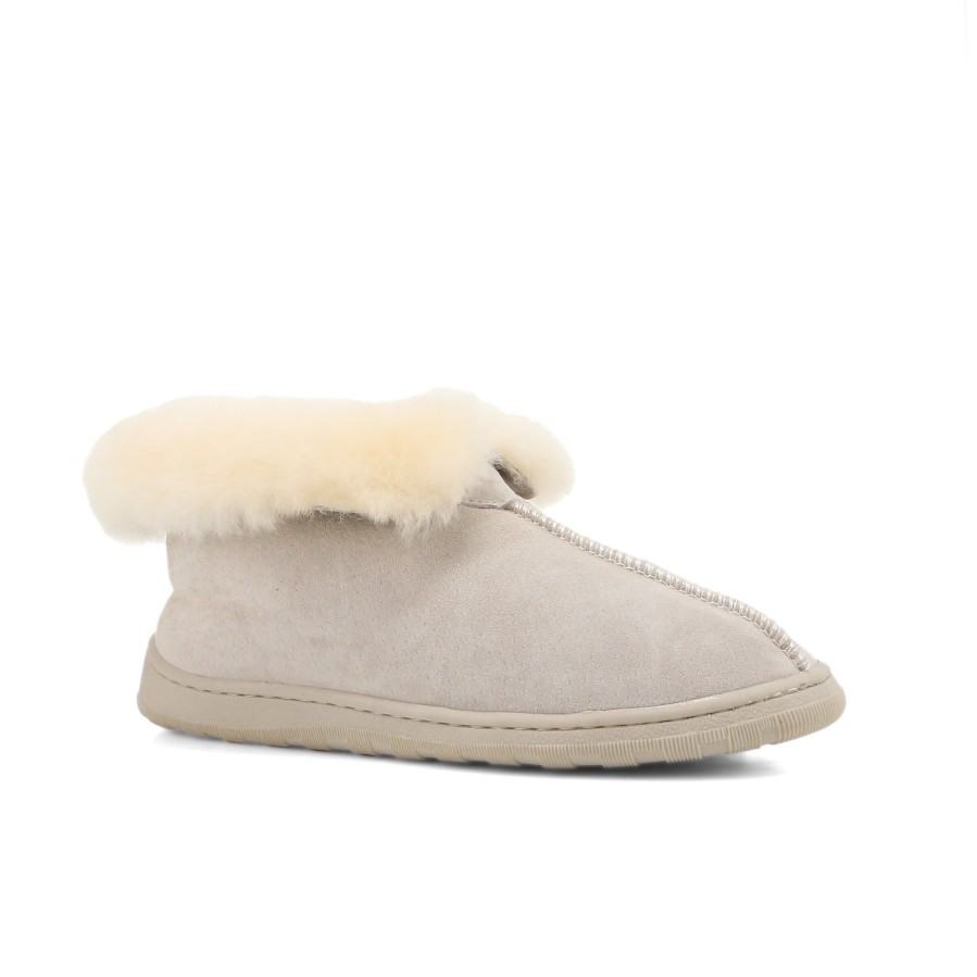 Women'S Number One Shoes Closed Slippers | Sheepz Mi Julie Leather Slippers