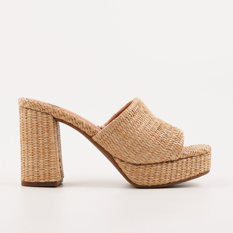 Women'S Number One Shoes Mules | Zingy Block Heels