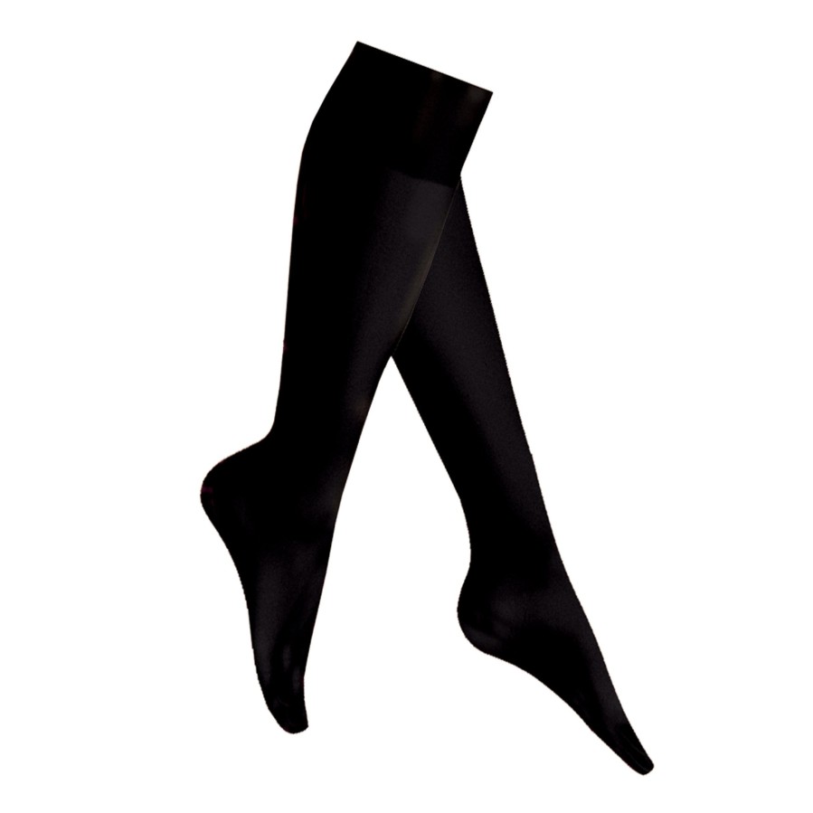 Women'S Number One Shoes Socks | Pinnacle 20D Women'S Knee High Tights Black