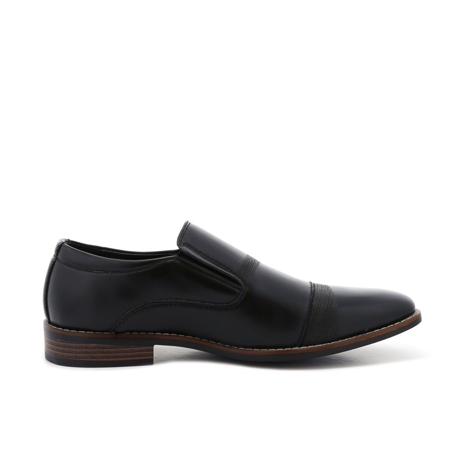 Men'S Number One Shoes Dress | Anthony Slip On Dress Shoes Black