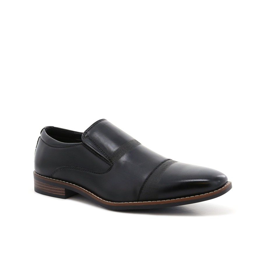 Men'S Number One Shoes Dress | Anthony Slip On Dress Shoes Black